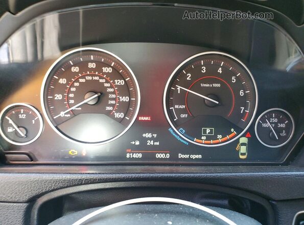 WBA4R7C56HK876401 2017 BMW 4 SERIES Black ხელსაწყოთა პანელის ხედი