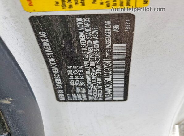 WBA4W3C50JAC97341 2018 BMW 4 SERIES White Engine compartment view