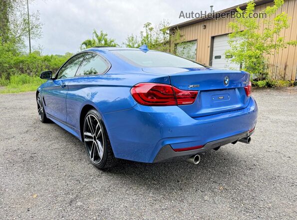 WBA4W9C04LAG89989 2020 BMW 4 SERIES Blue Задня права чверть