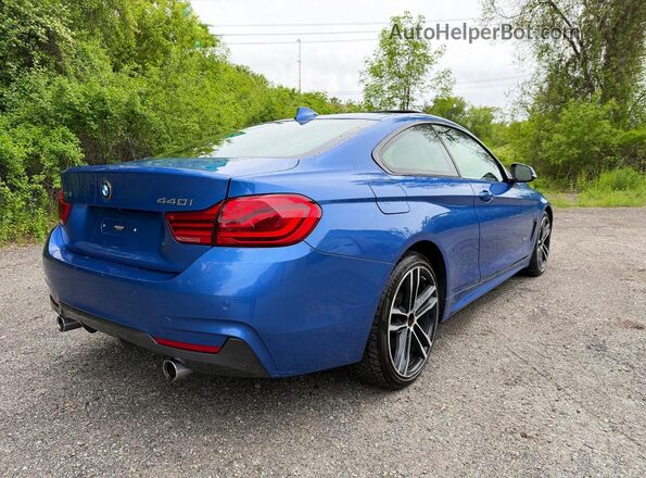WBA4W9C04LAG89989 2020 BMW 4 SERIES Blue Передня права чверть