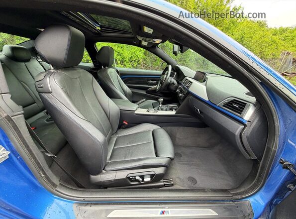 WBA4W9C04LAG89989 2020 BMW 4 SERIES Blue Вид спереду