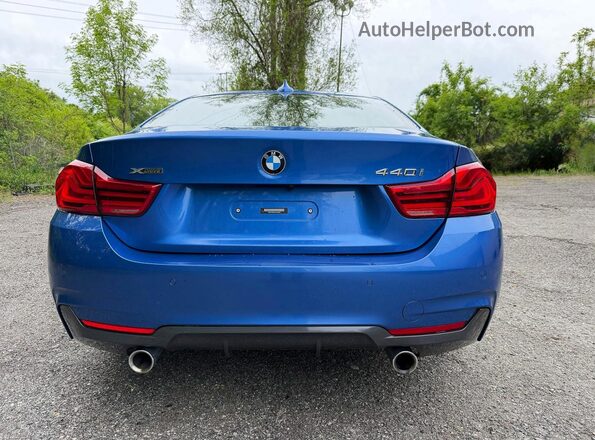WBA4W9C04LAG89989 2020 BMW 4 SERIES Blue Панорамний вид салону 360°