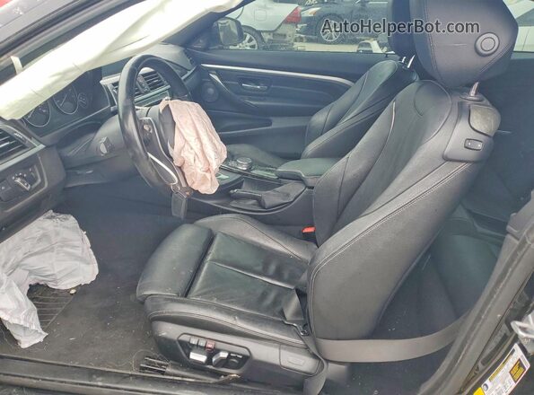 WBA4W9C54KAF94956 2019 BMW 4 SERIES Black Front interior view