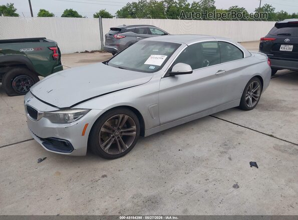 WBA4Z1C56JEC70651 2018 BMW 4 SERIES Silver Przód lewy