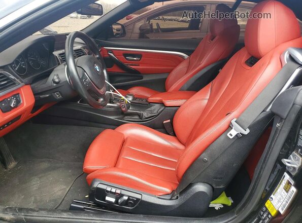 WBA4Z3C55KEF32348 2019 BMW 4 SERIES Black Widok wnętrza z przodu