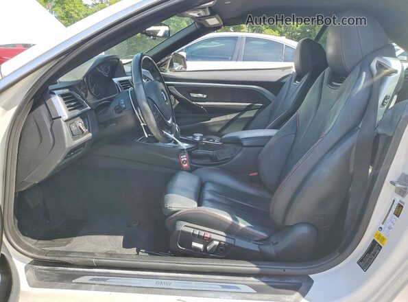 WBA4Z5C52KEE17539 2019 BMW 4 SERIES White Widok wnętrza z przodu