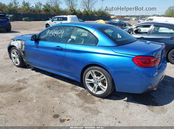 WBA4Z7C58JED48009 2018 BMW 4 SERIES Синий Задняя левая четверть