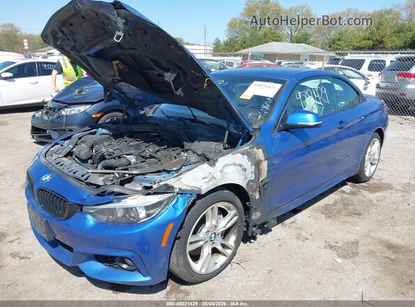 WBA4Z7C58JED48009 2018 BMW 4 SERIES Синий Вид спереди