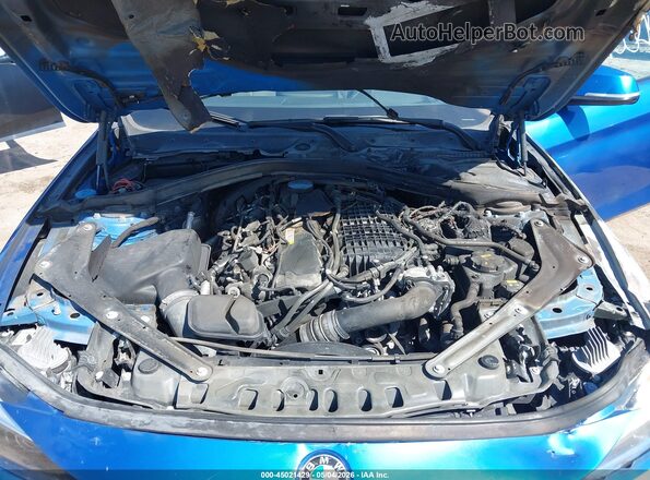 WBA4Z7C58JED48009 2018 BMW 4 SERIES Синий Вид сзади