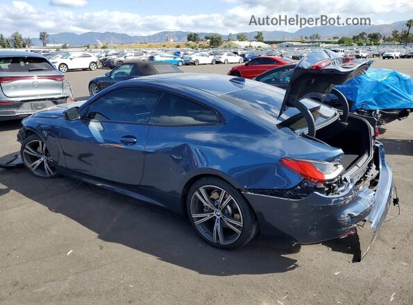 WBA53AP01NCK65795 2022 BMW 4 SERIES Blue უკანა მარცხენა