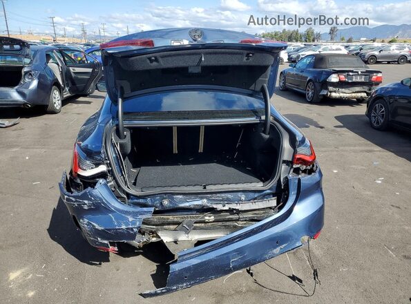 WBA53AP01NCK65795 2022 BMW 4 SERIES Blue უკანა ხედი