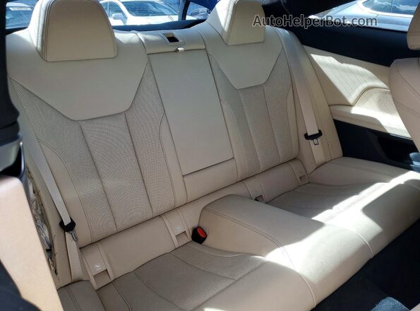 WBA53AP01NCK65795 2022 BMW 4 SERIES Blue უკანა სავარძლების ხედი