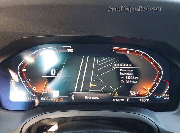WBA53AP05PCL78233 2023 BMW 4 SERIES Black Widok zestawu wskaźników