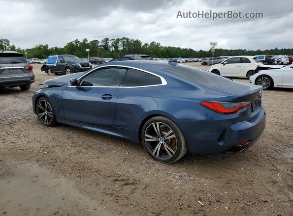 WBA53AP05RCP10691 2024 BMW 4 SERIES Blue Trasero izquierdo