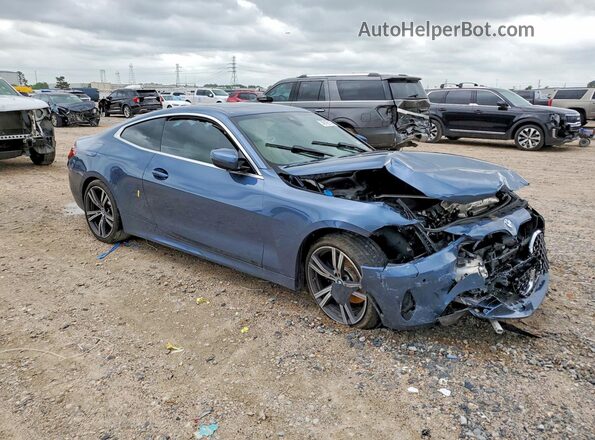 WBA53AP05RCP10691 2024 BMW 4 SERIES Blue Delantero derecho