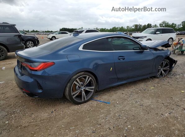 WBA53AP05RCP10691 2024 BMW 4 SERIES Blue Trasero derecho