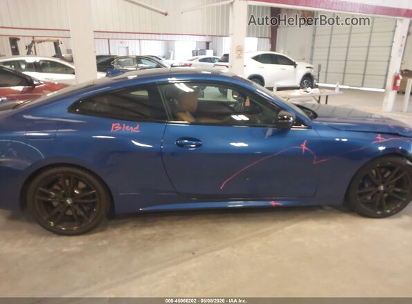WBA53AP06NCJ39349 2022 BMW 7 SERIES Blue Rear interior view