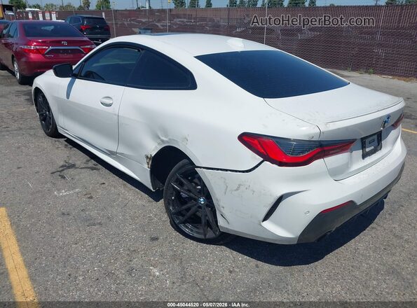 WBA53AP08NCK93111 2022 BMW 4 SERIES White Tył lewy