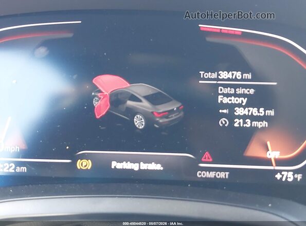 WBA53AP08NCK93111 2022 BMW 4 SERIES White Widok tylnych siedzeń