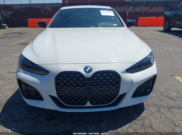 WBA53AP08NCK93111 2022 BMW 4 SERIES White Widok deski rozdzielczej
