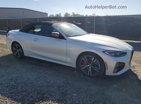 WBA53AT01NCJ15062 2022 BMW M4 White Delantero derecho