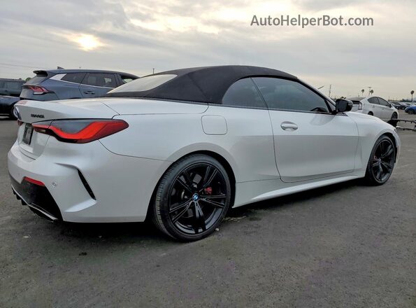 WBA53AT04MCG16268 2021 BMW M4 White Задня права чверть