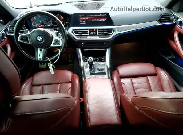 WBA53AT04MCG16268 2021 BMW M4 White Вид панелі приладів