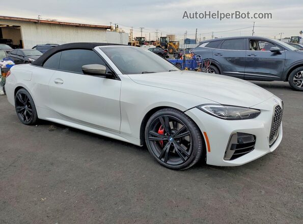 WBA53AT04MCG16268 2021 BMW M4 White Передня права чверть