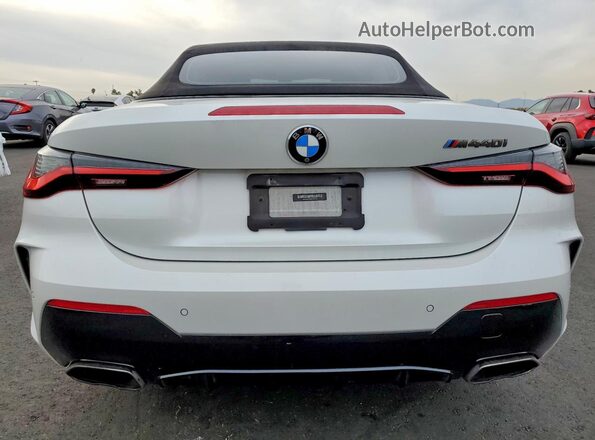 WBA53AT04MCG16268 2021 BMW M4 White Вид ззаду