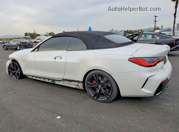 WBA53AT04MCG16268 2021 BMW M4 White Задня ліва чверть