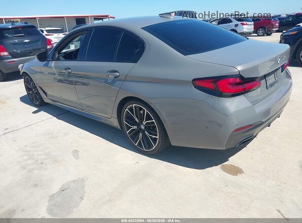 WBA53BH00MCF08129 2021 BMW 5 SERIES Gray უკანა მარცხენა