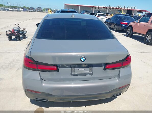 WBA53BH00MCF08129 2021 BMW 5 SERIES Gray 