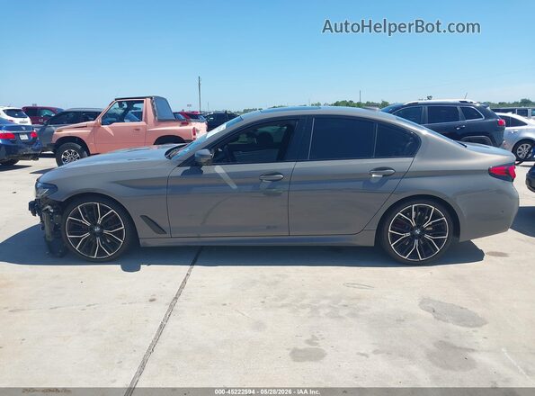 WBA53BH00MCF08129 2021 BMW 5 SERIES Gray სალონის 360-გრადუსიანი ხედი