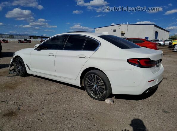WBA53BH03MCF71161 2021 BMW 5 SERIES White Tył lewy