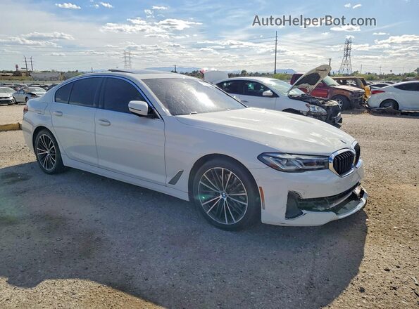 WBA53BH03MCF71161 2021 BMW 5 SERIES White Przód prawy