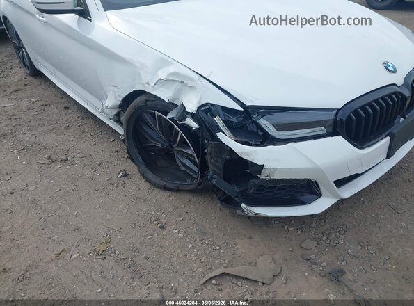 WBA53BH03PCM97533 2023 BMW 5 SERIES White Vista frontal