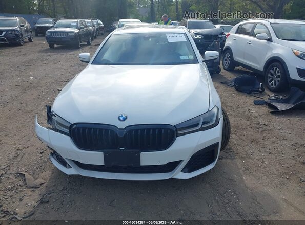 WBA53BH03PCM97533 2023 BMW 5 SERIES White Vista del cuadro de instrumentos