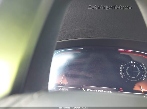 WBA53BH06MWW95193 2021 BMW 5 SERIES Silver Vista de los asientos traseros