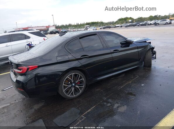 WBA53BH07MWX05794 2021 BMW 5 SERIES Black Задня права чверть