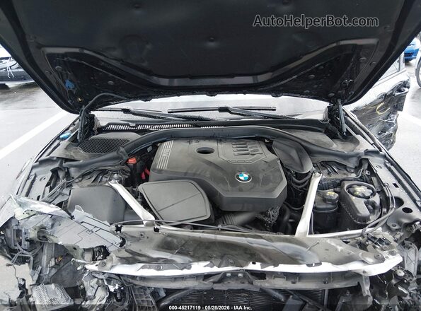 WBA53BH07MWX05794 2021 BMW 5 SERIES Black Вид ззаду