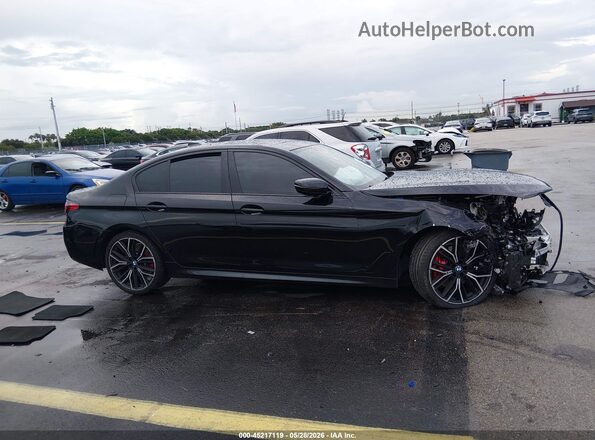 WBA53BH07MWX05794 2021 BMW 5 SERIES Black Панорамний вид салону 360°