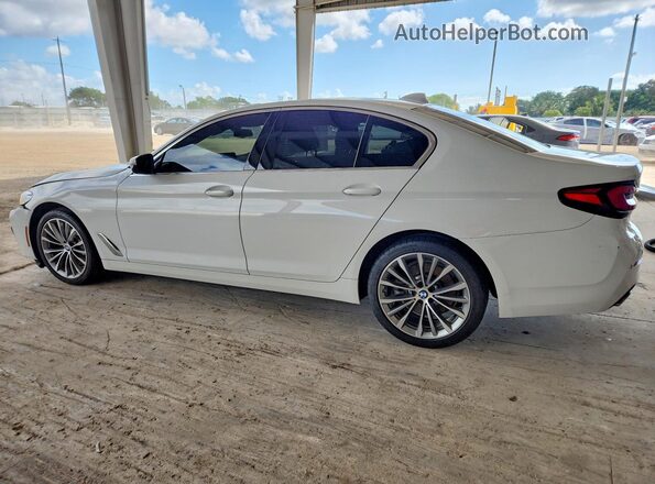 WBA53BH07PCM01550 2023 BMW 5 SERIES Белый Задняя левая четверть