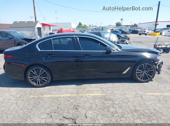 WBA53BH09MWW99352 2021 BMW 5 SERIES Black Widok wnętrza 360 stopni