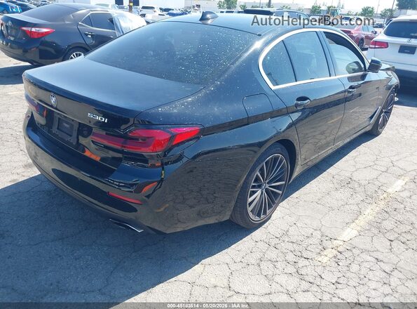 WBA53BH09MWW99352 2021 BMW 5 SERIES Black Tył prawy