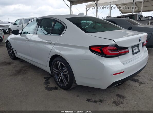 WBA53BH09MWX22242 2021 BMW 5 SERIES White Rear left