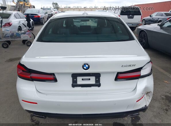 WBA53BH09MWX22242 2021 BMW 5 SERIES White 