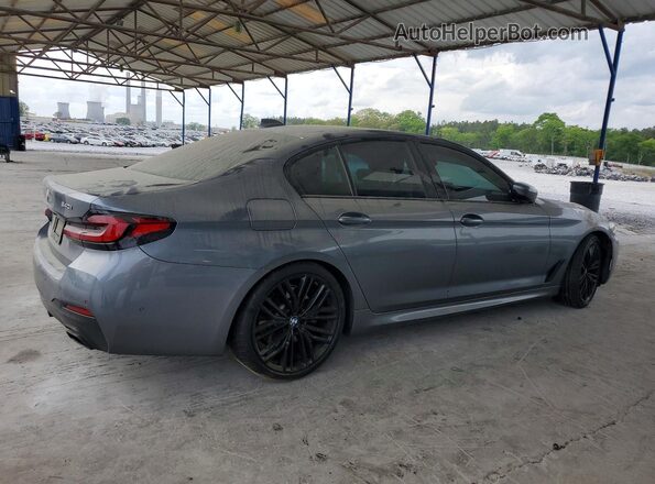 WBA53BJ02MWX29902 2021 BMW 5 SERIES Gray Tył prawy