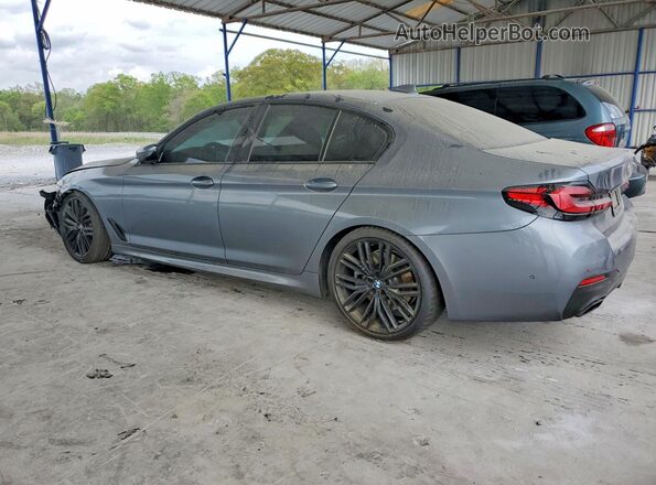 WBA53BJ02MWX29902 2021 BMW 5 SERIES Gray Tył lewy