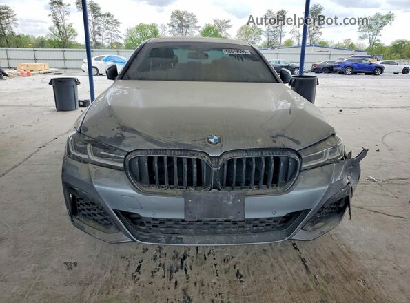 WBA53BJ02MWX29902 2021 BMW 5 SERIES Gray Widok z przodu