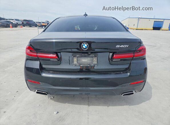 WBA53BJ05MCG12335 2021 BMW 5 SERIES Black Widok z tyłu